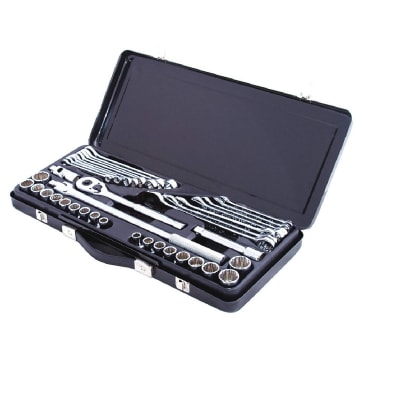 JUEGO DADOS Y LLAVES PUNTA CORONA DE 38 PZAS MARCA STANLEY 97-199