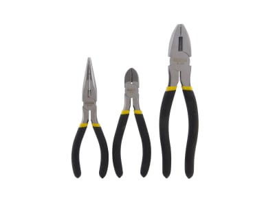 JUEGO DE ALICATES 3 PIEZAS MARCA STANLEY 90-162