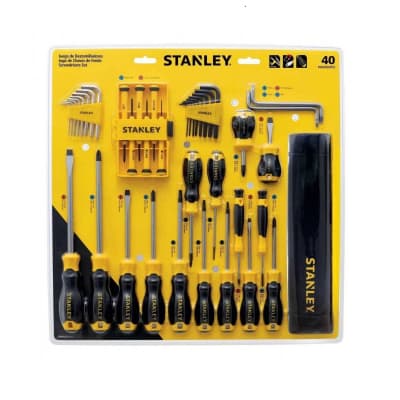 JUEGO DESTORNILLADOR 40 PZAS MARCA STANLEY (STMT65613L-LA)