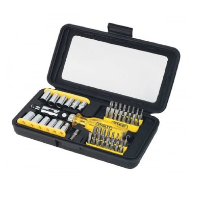 JUEGO ATORNILLADOR 47 PIEZAS AUTOMÁTICO MARCA STANLEY 68-736