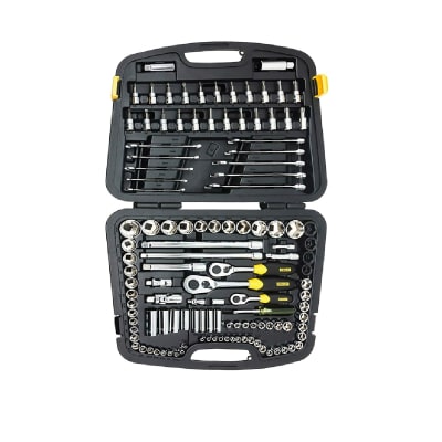 JUEGO HERRAMIENTAS MECÁNICAS 120 PZAS MARCA STANLEY 91-931