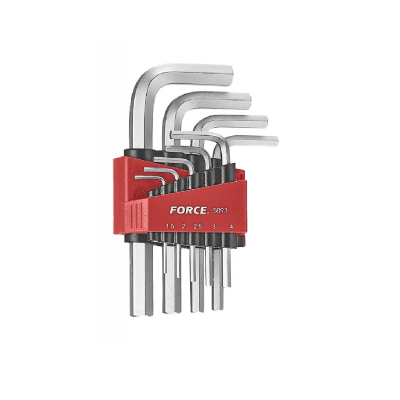 JUEGO LLAVES ALLEN 1.5-10 MM 9 PZAS MARCA FORCE