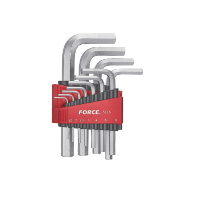 JUEGO LLAVES ALLEN 1.5-12 MM 11 PZAS MARCA FORCE