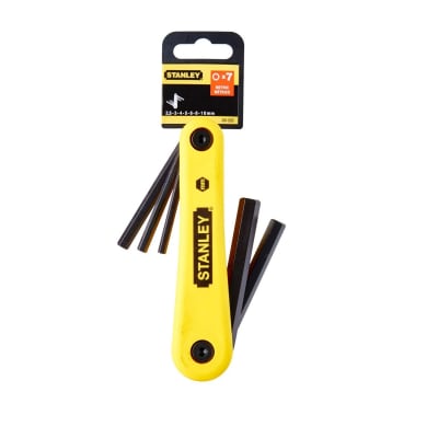 JUEGO LLAVES ALLEN 2.5-10 MM 7 PZAS MARCA STANLEY 69-262