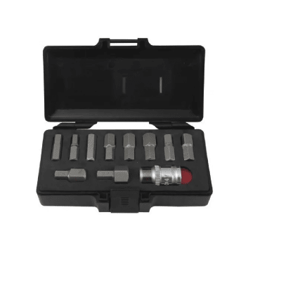 JUEGO PUNTAS PARA TAPÓN DE CARTER Y ALLEN. 11 PZAS. MARCA FORCE1