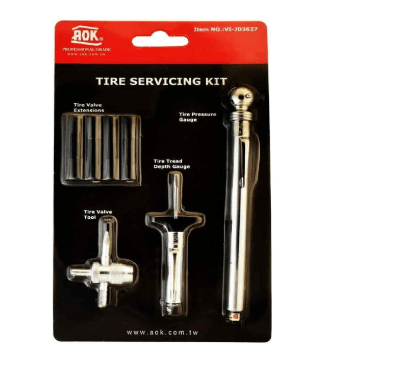 JUEGO  MEDIDOR DE NEUMÁTICOS MARCA AOK1