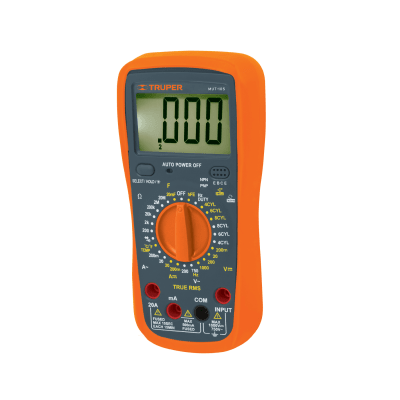 MULTIMETRO DIGITAL AUTOMOTRIZ 1000 V MARCA TRUPER
