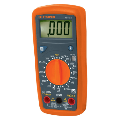 MULTIMETRO DIGITAL PROFESIONAL 500 V MARCA TRUPER