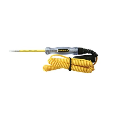 PROBADOR DE CIRCUITOS PARA 6, 12 Y 24V MARCA STANLEY 78-3861