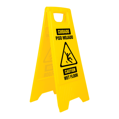 SEÑALETICA PISO MOJADO PLEGABLE 62 CM ALTO TRUPER1