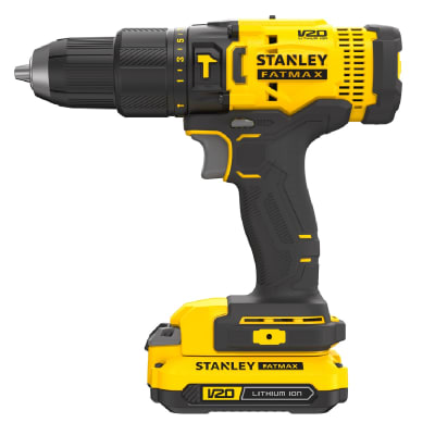 TALADRO PERCUTOR INALAMBRICO 20V STANLEY SCD711C2K1