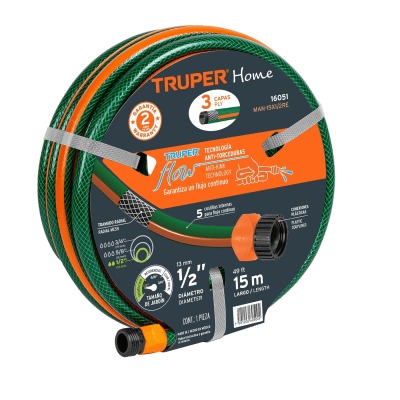 MANGUERA P/RIEGO REFORZADA 1/2x15 MTS1