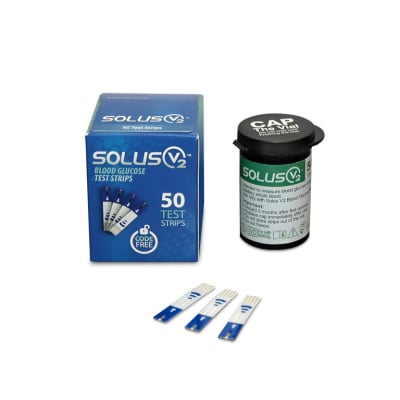 CINTAS REACTIVAS GLICEMIA SOLUS V21