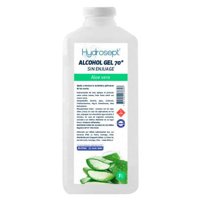 ALCOHOL GEL 70% CON ALOE VERA HYDROSEPT 1LT - MARCA DIFEM
