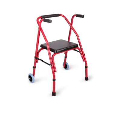 ANDADOR CON 2 RUEDAS Y ASIENTO