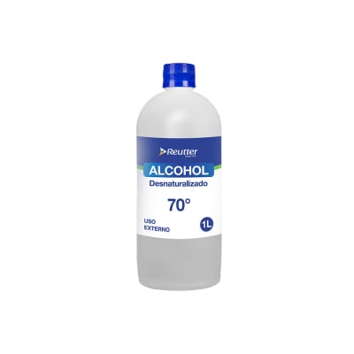 ALCOHOL DESNATURALIZADO 70% 1 LT - UNIDAD - MARCA REUTTER