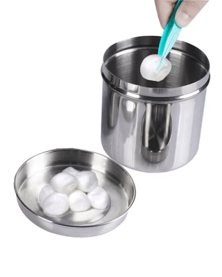 ALGODONERO TORULERO ACERO INOXIDABLE 10X13 CM