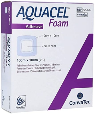 AQUACEL FOAM 10X10 CM