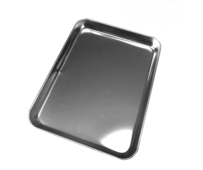 BANDEJA ACERO INOXIDABLE 31 x 24.5 x 3 CM