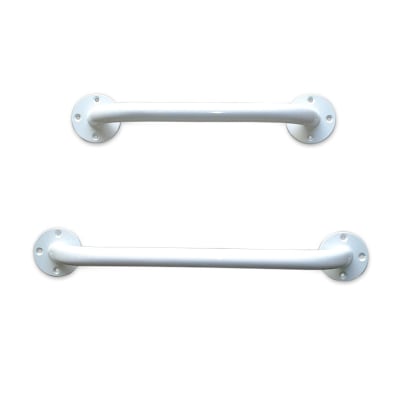 BARRA BLANCA DE SEGURIDAD PARA BAÑO - 40 CM