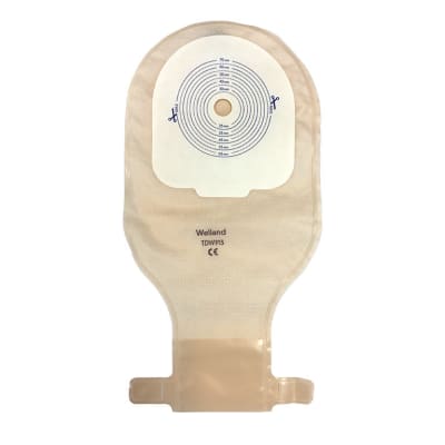 BOLSA DE COLOSTOMIA OPACA CON PLACA 13-70 MM VALORE