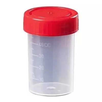 FRASCO DE ORINA ESTÉRIL 60 CC - 100 UNIDADES