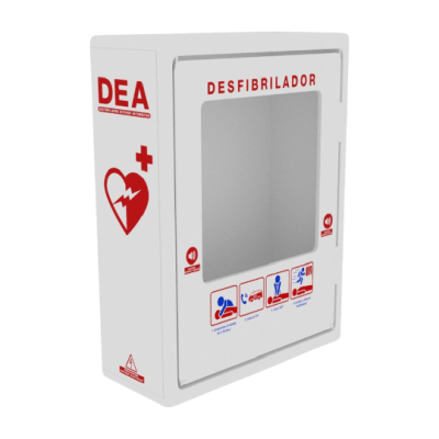 GABINETE PARA DESFIBRILADOR DEA CON ALARMA Y BALIZA