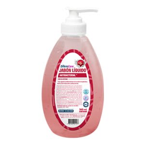 JABÓN LÍQUIDO ANTIBACTERIAL CON GLICERINA 340 ML - UNIDAD - MARCA DIFEM