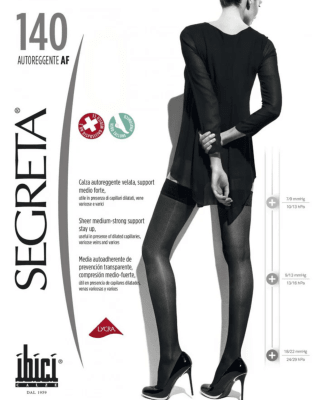 MEDIA LIGA SEGRETA 140 COMPRESION GRADUADA 18/22 mmHg