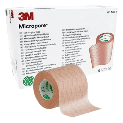 TELA ADHESIVA MICROPORE BEIGE 5 CM X 9.1 MT - MARCA 3M1