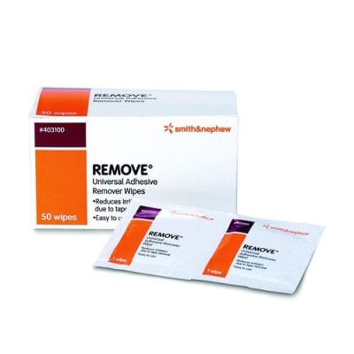 REMOVEDOR DE ADHESIVO PARA PIEL REMOVE - 50 UNIDADES - MARCA SMITH & NEPHEW