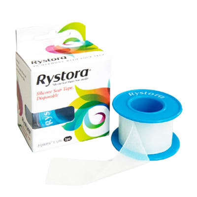 ROLLO DE SILICONA PARA CICATRICES Y QUELOIDES RYSTORA 2.5 CM X 1.5 MT1