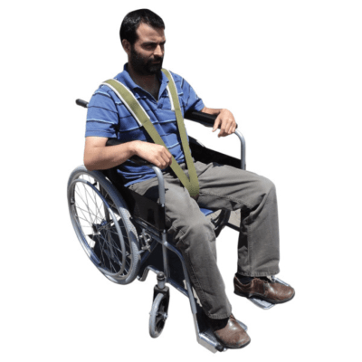 SUJETADOR DE PACIENTE PARA SILLA DE RUEDAS