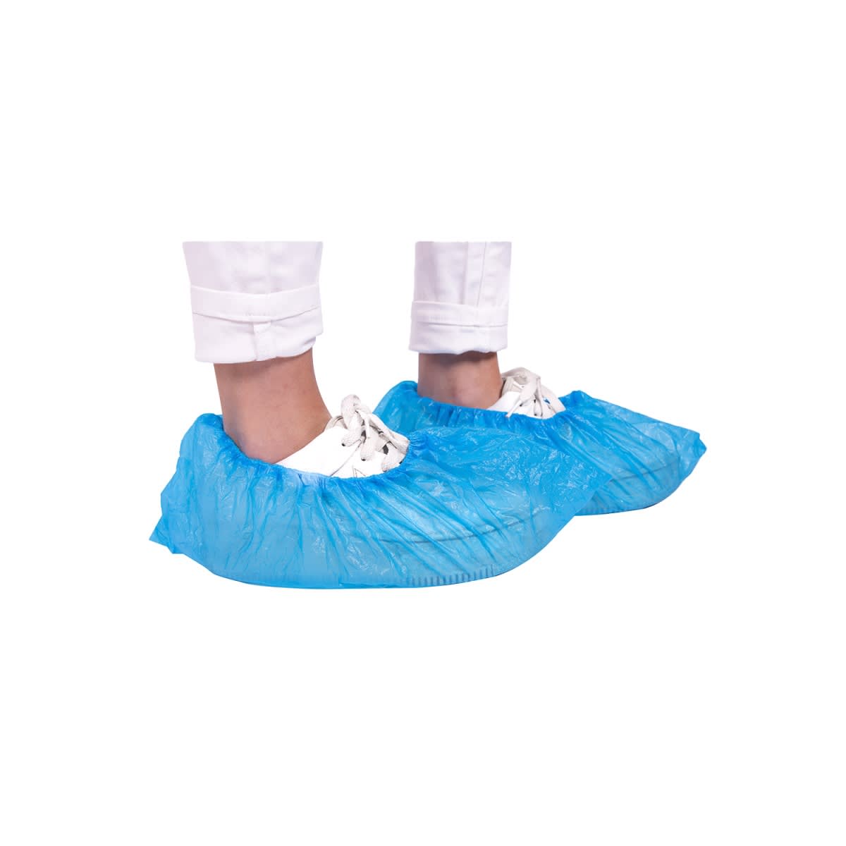 CUBRE ZAPATO PLÁSTICO IMPERMEABLE - 50 PARES - MARCA TRESOR3