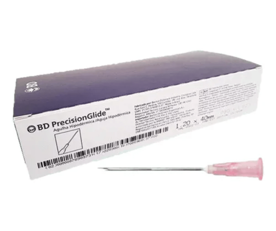 AGUJA HIPODÉRMICA 18G X 1 1/2 - 100 UNIDADES - MARCA BECTON DICKINSON 0