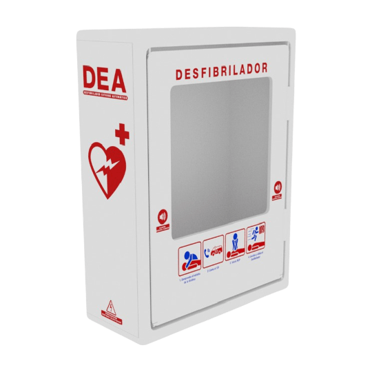 GABINETE PARA DESFIBRILADOR DEA CON ALARMA Y BALIZA 0