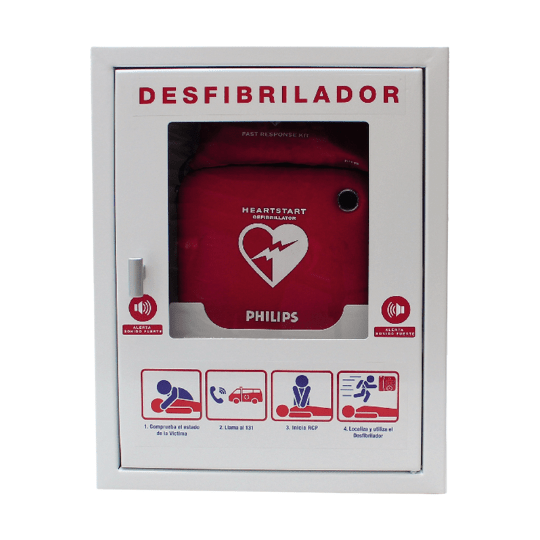 GABINETE PARA DESFIBRILADOR DEA CON ALARMA Y BALIZA2