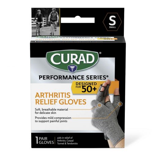 GUANTE COMPRESIVO PARA ARTRITIS ARTROSIS TENDINITIS - UN PAR - MARCA CURAD3