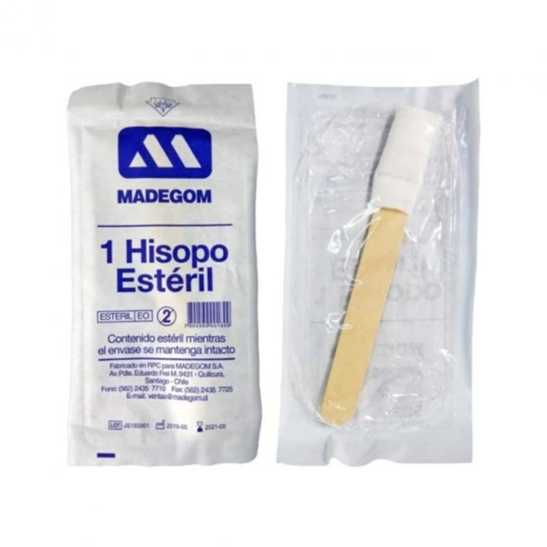 HISOPO ESTÉRIL DE GASA NO TEJIDA - 100 UNIDADES 0