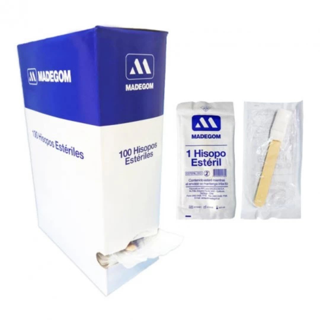 HISOPO ESTÉRIL DE GASA NO TEJIDA - 100 UNIDADES2