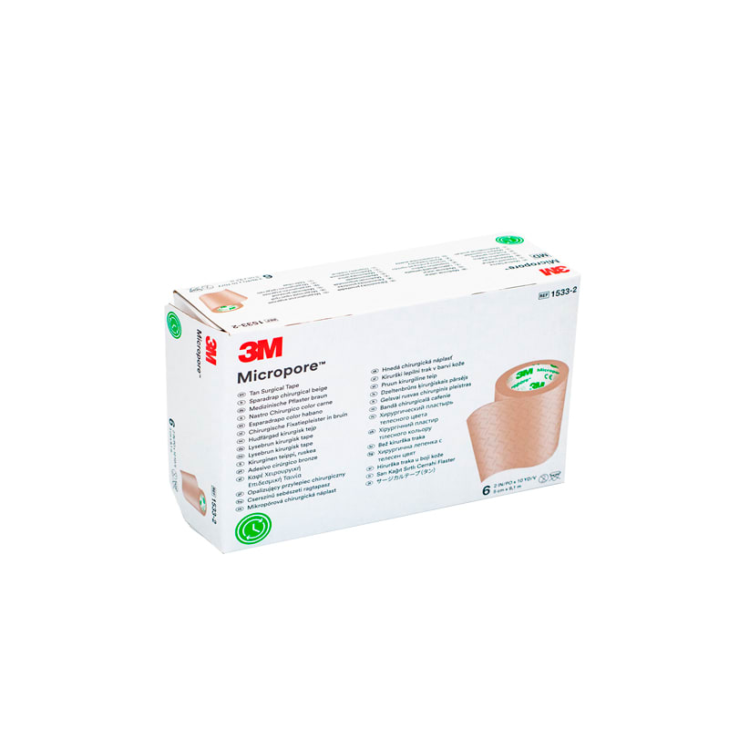 TELA ADHESIVA MICROPORE BEIGE 5 CM X 9.1 MT - MARCA 3M3