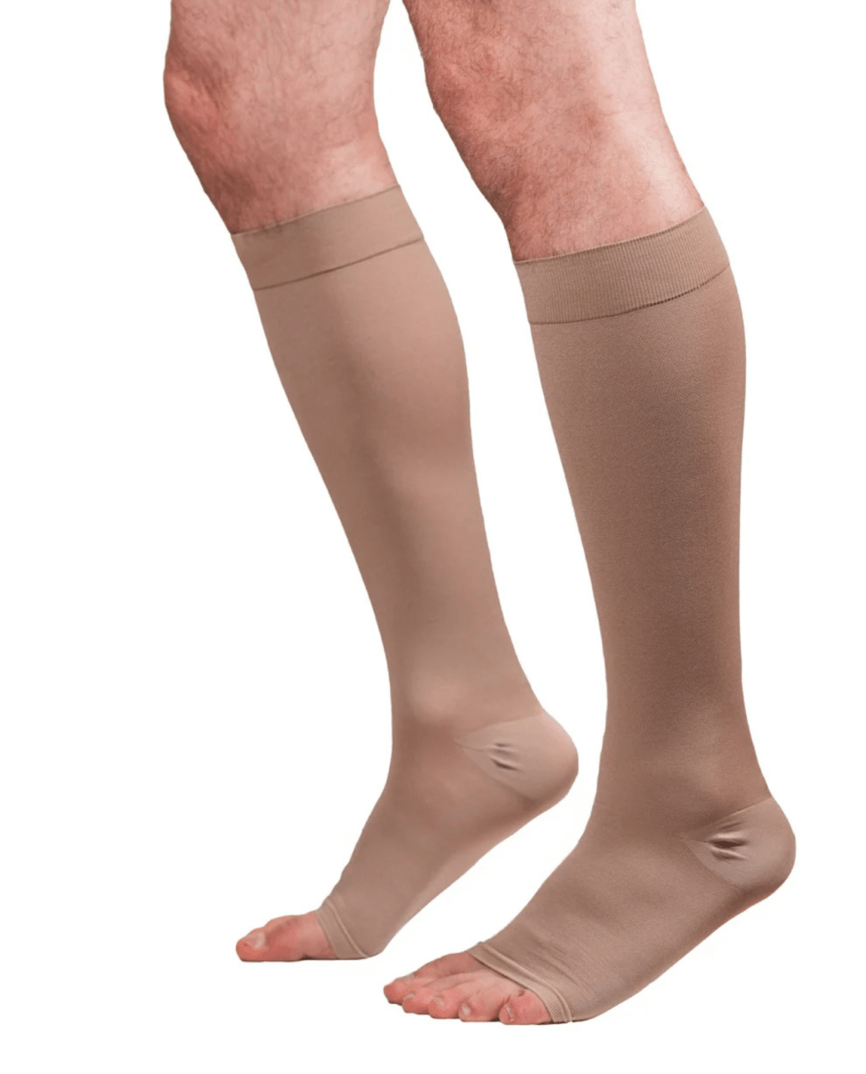 MINI MEDIA GAMBALETTO COMPRESION GRADUADA 30/40 mmHg CON CALZADOR3