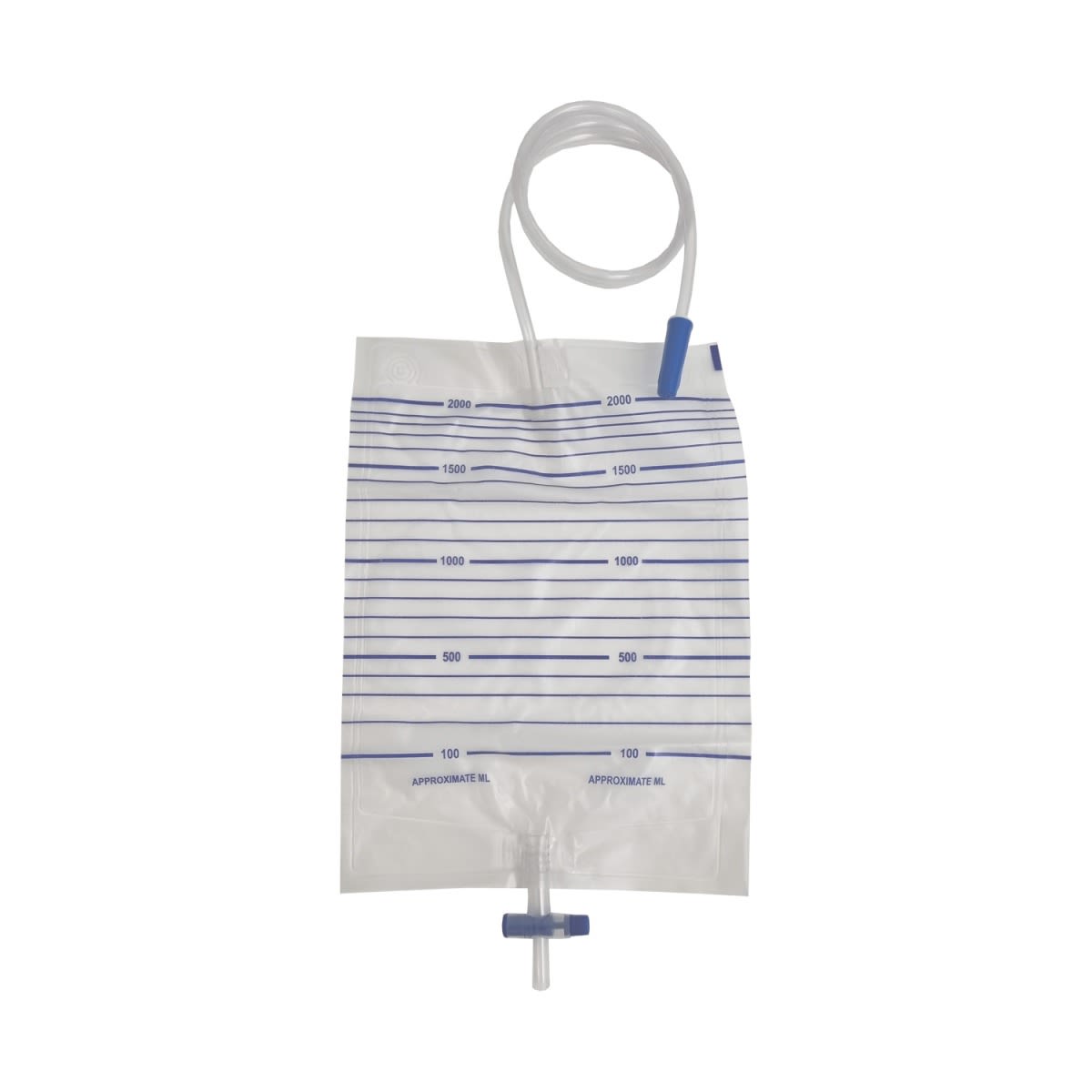 BOLSA RECOLECTORA DE ORINA ADULTO 2 LT - 10 UNIDADES - MARCA CRANBERRY2