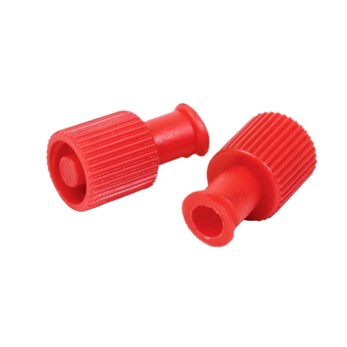 TAPA DE OBTURACIÓN ROJA MACHO HEMBRA - 100 UNIDADES - MARCA CRANBERRY2
