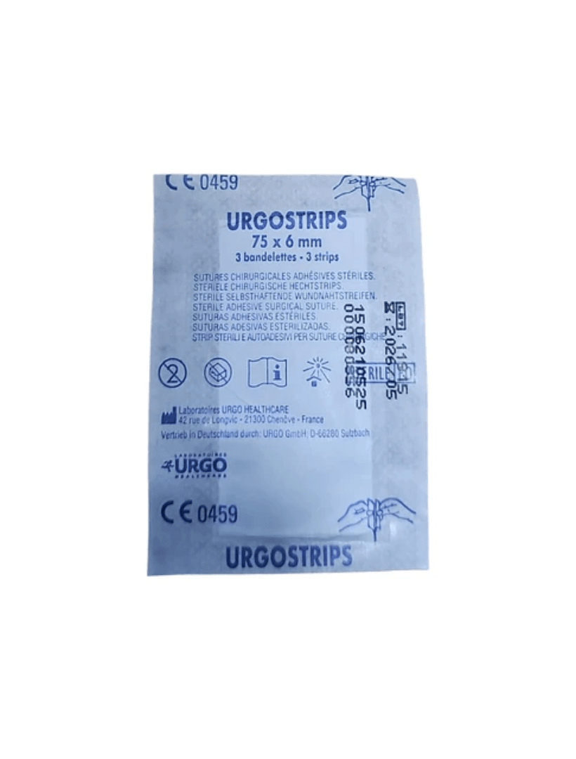 SUTURA CUTANEA URGO 75MM X 6 MM3