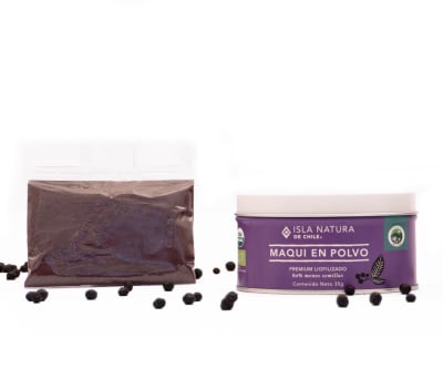 Maqui en polvo 100% orgánico 35 gr