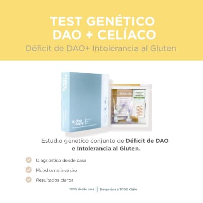 ESTUDIO GENÉTICO CONJUNTO  - DÉFICIT DE  DAO + ENFERMEDAD CELÍACA