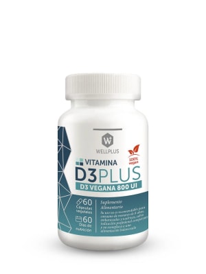 Vitamina D3 Plus Vegana 60 cápsulas