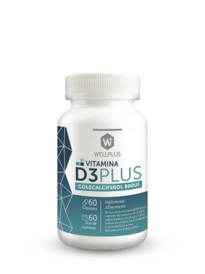 D3 Colecalciferol 60 cápsulas