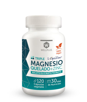 MAGNESIO QUELADO TRIPLE ZINC 120 cápsulas